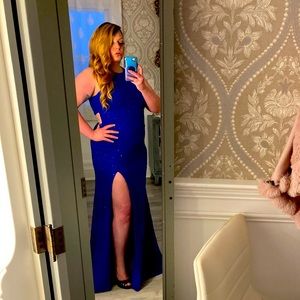 Giovanni Royal Blue Formal Gown Size 14